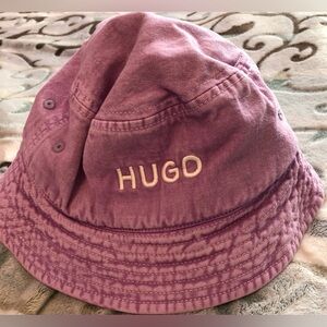 HUGO BOSS Purple Bucket Hat  Unisex - Size Small / Medium